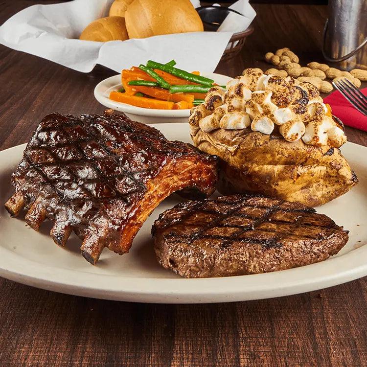 Sirloin & Baby Back Ribs - Texas Roadhouse